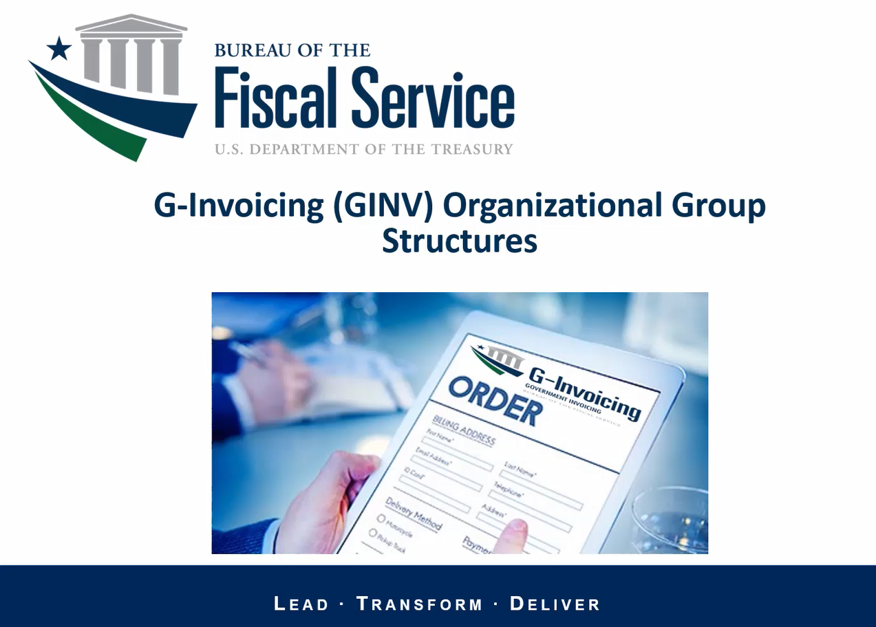 G-Invoicing: Training